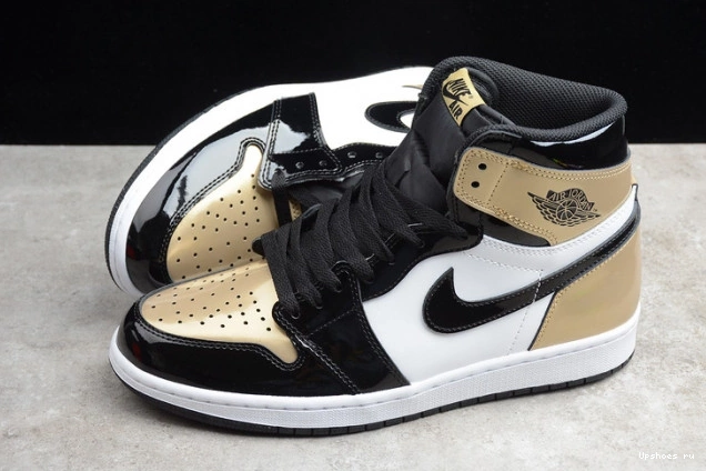  Gold Patent Jordan NRG Retro 861428-007 High Toe 1 1219